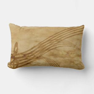 Violin key lumbar cushion