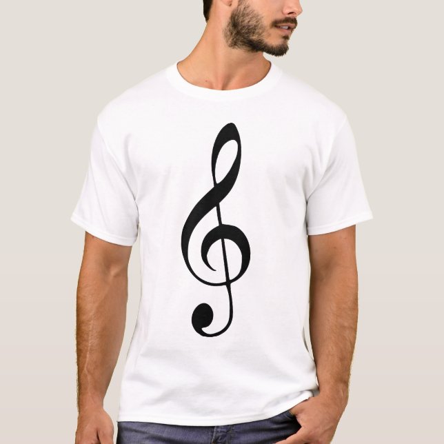 violin key music T-Shirt (Front)