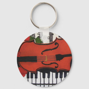 violin key ring