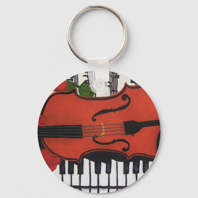 violin key ring (Front)