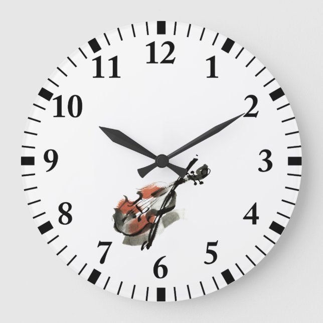 Violin Large Clock (Front)