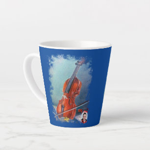 Violín Latte Mug