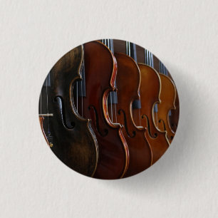 Violin Lineup 3 Cm Round Badge