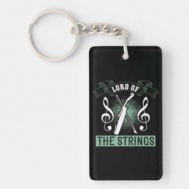 Violin - Lord Of The Strings Key Ring (Front)