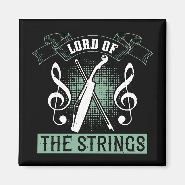 Violin - Lord Of The Strings Magnet (Front)