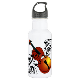Violin,Lover at Heart_ 532 Ml Water Bottle