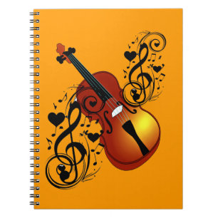 Violin,Lover at Heart_ Notebook
