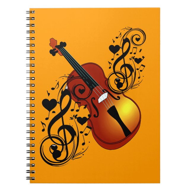 Violin,Lover at Heart_ Notebook (Front)