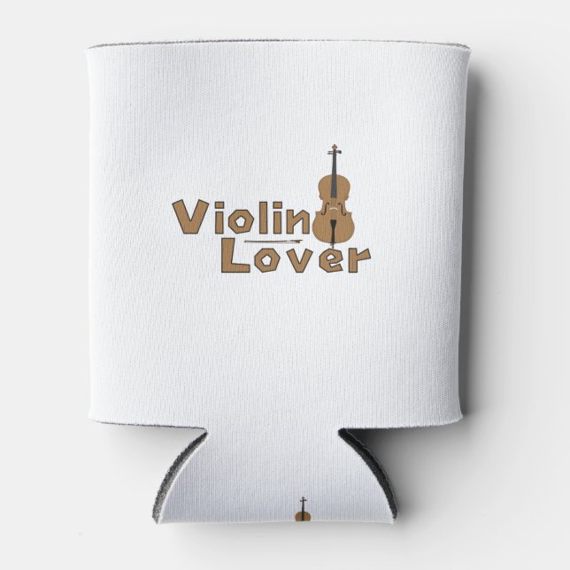 Violin Lover Can Cooler (Front)