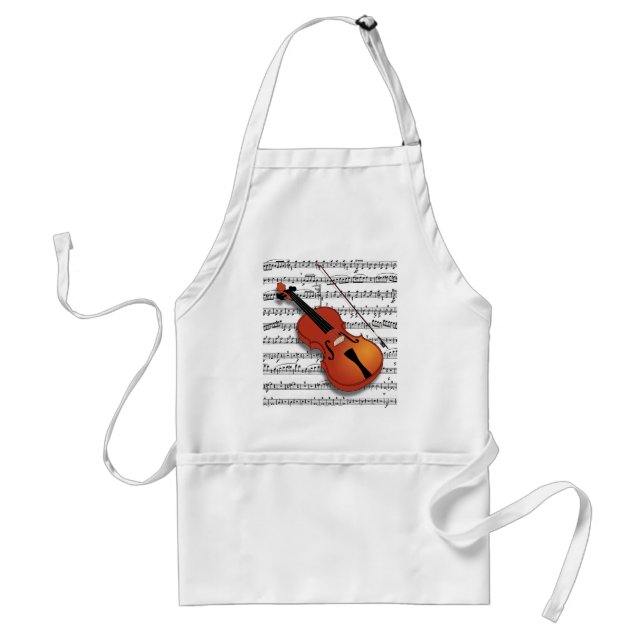 Violin Lover_ Standard Apron (Front)