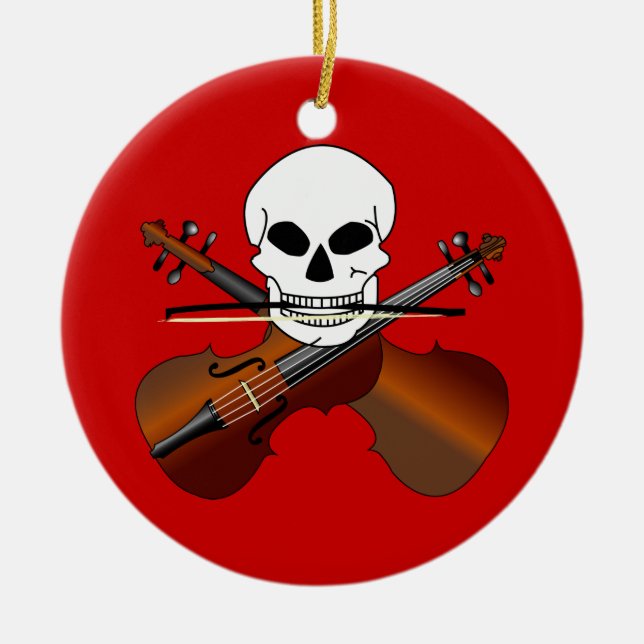 Violin Master Funny Music Ornament Gift (Front)