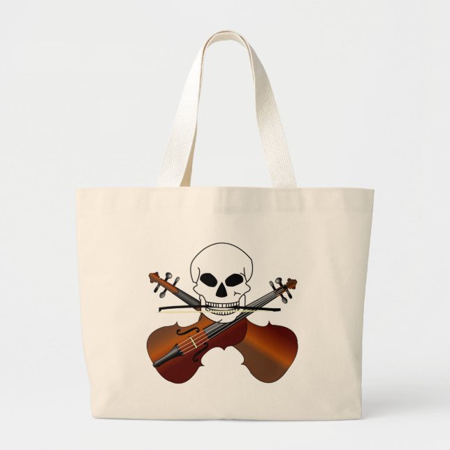 Violin Master Music Tote Bag (Front)