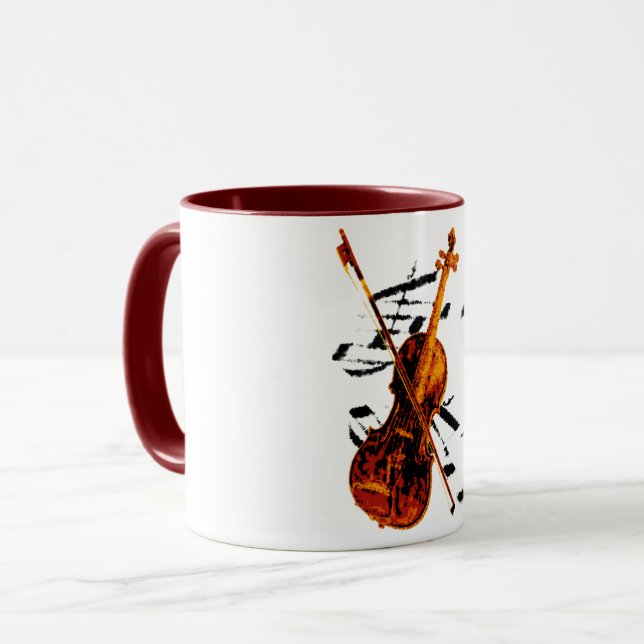 Violin Mug (Front Left)