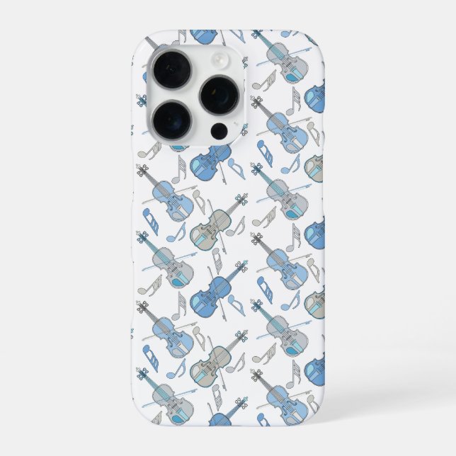 Violin Music Notes iPhone Case (Back)