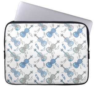 Violin Music Notes Laptop Sleeve
