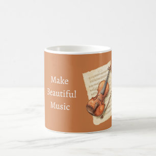 Violin Music Sheet Coffee Mug
