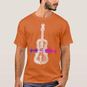 Violin Music Sound Wave T-Shirt