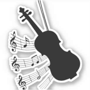 Violin music theme design