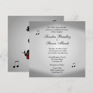 Violin Music Wedding Invitation