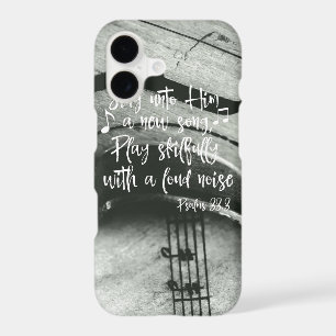 Violin, Music with Psalms Bible Verse