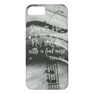 Violin, Music with Psalms Bible Verse Case-Mate iPhone Case