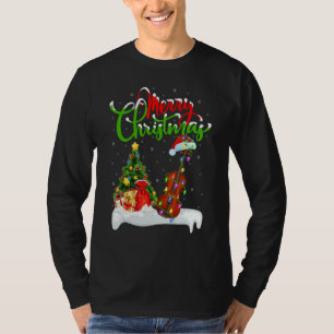 Violin Music   Xmas Decorations Santa Violin Chris T-Shirt