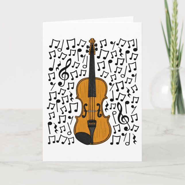 Violin Musical Notes Violinist Music Teacher (Front)