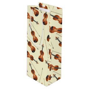 Violin Musician Teacher String Orchestra Wine Gift Bag