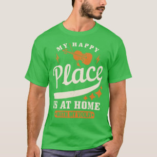 Violin My Happy Place Is At Home T-Shirt