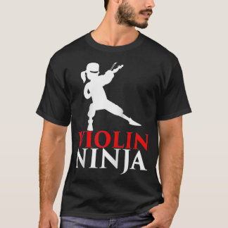 Violin Ninja Violinist Player Music Lover Gift T-Shirt