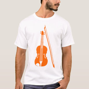 Violin - Orange T-Shirt