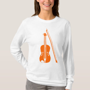 Violin - Orange T-Shirt