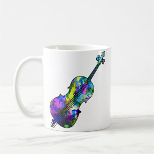 Violin Painter Musical Instrument Orchestra Music Coffee Mug