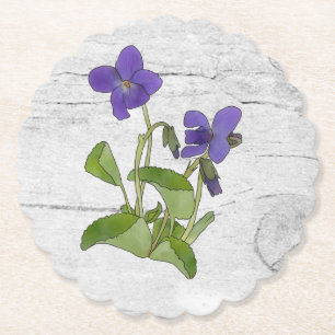 violin paper coaster