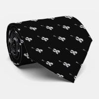 Violin Pattern - Black and White