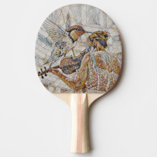 violin ping pong paddle