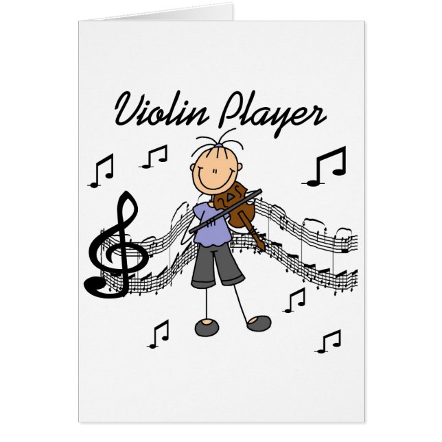 Violin Player Card (Front)