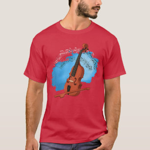 Violin Player Music Gift vintage funny T-Shirt