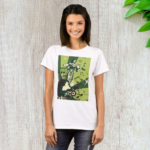 Violin Player Musical Notes T-Shirt