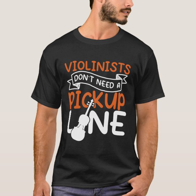 Violin Player Teacher Violinist T-Shirt (Front)