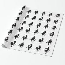 VIOLIN PLAYER-WRAPPING PAPER