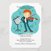 Violin Recital Invitation
