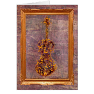 Violin Scrawl in Frame