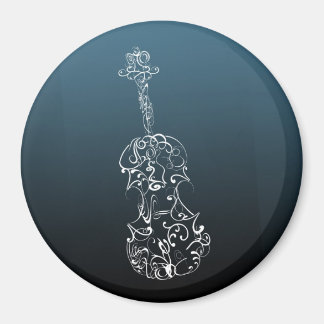 Violin Scrawl Magnet