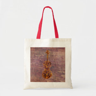 Violin Scrawl Tote Bag