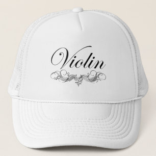 Violin Script Trucker Hat