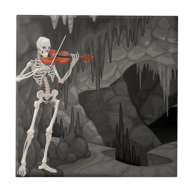 violin skeleton tile (Front)