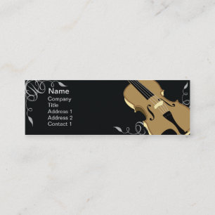 Violin - Skinny Mini Business Card