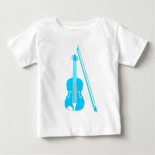 Violin - Sky Blue Baby T-Shirt