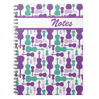Violin Spiral Notebook